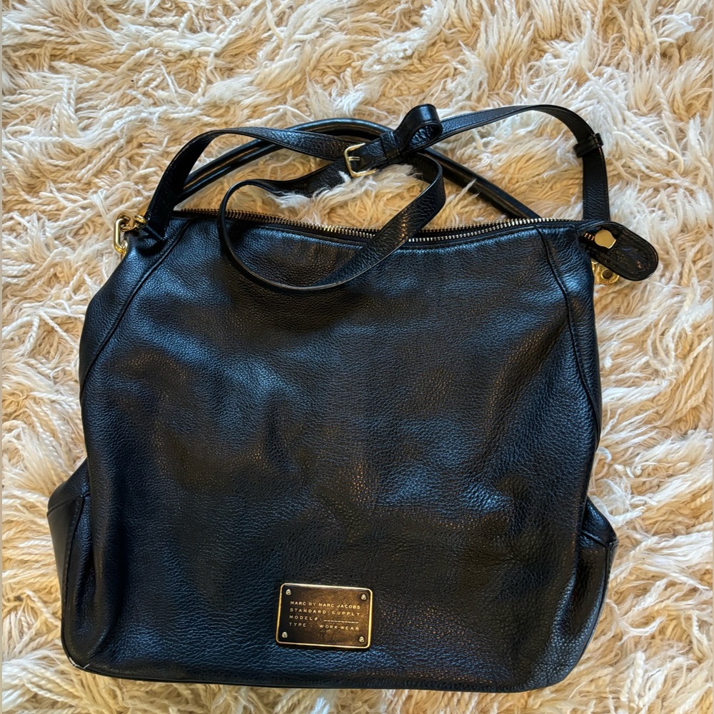 Marc Jacob’s black leather bag